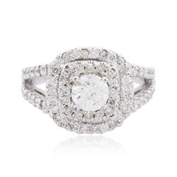 14KT White Gold 1.11ctw Diamond Ring