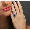 Image 6 : 14KT White Gold 2.52ct Tanzanite and Diamond Ring