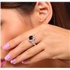 Image 5 : 14KT White Gold 2.03ct Rubellite and Diamond Ring