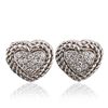 Image 1 : 18KT White Gold 0.50ctw Diamond Earrings