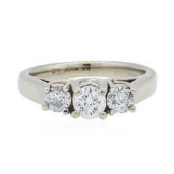 14KT White Gold 0.84ctw Diamond Ring