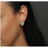 Image 2 : 14KT White Gold 3.04ctw Diamond Earrings