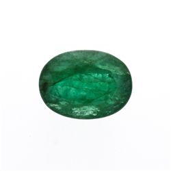 7.14ct. One Oval Cut Natural Emerald