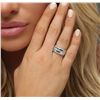 Image 2 : 14KT White Gold 1.40ctw Diamond Ring