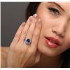 Image 5 : 14KT White Gold 5.93ct Tanzanite and Diamond Ring