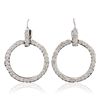 Image 1 : 14KT White Gold 2.00ctw Diamond Earrings