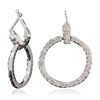 Image 2 : 14KT White Gold 2.00ctw Diamond Earrings