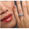 Image 5 : 18KT White Gold 1.84ctw Diamond Wedding Ring Set