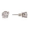 Image 2 : 14KT White Gold 2.15ctw Diamond Solitaire Earrings