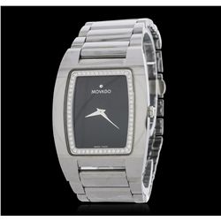 Movado Carbide Tungsten 0.50ctw Diamond Wristwatch