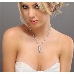 14KT White Gold 1.90ctw Diamond Necklace