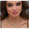 Image 2 : 14KT White Gold 2.90ctw Diamond Necklace