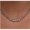 Image 6 : 14KT White Gold 2.90ctw Diamond Necklace