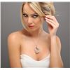 Image 1 : 14KT Three-Tone Gold 1.53ctw Diamond Pendant With Chain