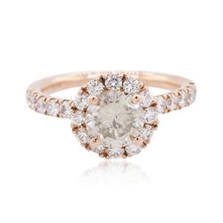 14KT Rose Gold 1.74ctw Diamond Ring