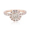 Image 1 : 14KT Rose Gold 1.74ctw Diamond Ring
