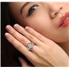 Image 1 : 14KT White Gold 0.69ctw Diamond Ring