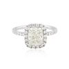Image 1 : 14KT White Gold 2.17ct I-1/L Diamond Ring