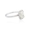 Image 2 : 14KT White Gold 2.17ct I-1/L Diamond Ring