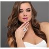 Image 1 : 14KT White Gold 1.57ctw Diamond Ring
