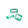 Image 1 : 2.59cts. Natural Emerald Cut Emerald Parcel