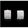 Image 3 : 14KT White Gold 2.34ctw Diamond Earrings