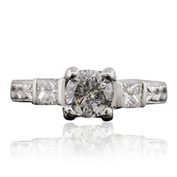 Platinum 1.33ctw Diamond Ring