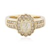 Image 1 : 14KT Yellow Gold 1.23ctw Diamond Ring