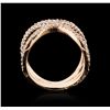 Image 8 : 18KT Rose Gold 0.90ctw Diamond Ring