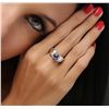 Image 1 : Platinum 1.63ct Tanzanite and Diamond Ring