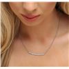 Image 2 : 14KT White Gold 0.84ctw Diamond Necklace