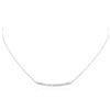 Image 3 : 14KT White Gold 0.84ctw Diamond Necklace