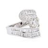 Image 2 : 18KT White Gold 2.56ctw Diamond Ring