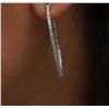 Image 2 : 14KT White Gold 1.33ctw Diamond Earrings