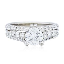 14KT White Gold 1.87ctw Diamond Ring