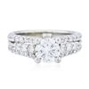 Image 1 : 14KT White Gold 1.87ctw Diamond Ring