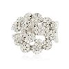 Image 1 : 14KT White Gold 0.86ctw Diamond Ring