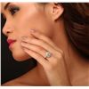 Image 5 : 18KT Two-Tone Gold 1.32ctw Diamond Engagement Ring