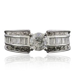 14KT White Gold 2.21ctw Diamond Ring