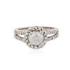 Image 1 : 14KT White Gold 1.77ctw Diamond Ring