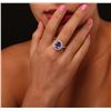 Image 1 : 14KT White Gold 3.35ct Tanzanite and Diamond Ring