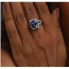 Image 4 : 14KT White Gold 3.21ct Tanzanite and Diamond Ring