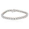 Image 3 : 14KT White Gold 5.49ctw Diamond Tennis Bracelet