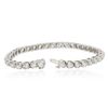 Image 6 : 14KT White Gold 5.49ctw Diamond Tennis Bracelet