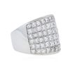 Image 4 : 14KT White Gold 8.10ctw Diamond Ring