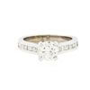 Image 3 : 14KT White Gold 1.56ctw Diamond Ring