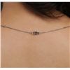 Image 5 : 14KT White Gold 5.52ct Tanzanite and Diamond Necklace