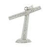 Image 1 : 10KT White Gold 3.60ctw Diamond Pendant
