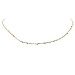 14KT Yellow Gold 21.04ctw Rough Diamond Necklace