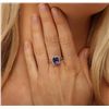 Image 2 : 14KT Yellow Gold 2.14ct Tanzanite and Diamond Ring